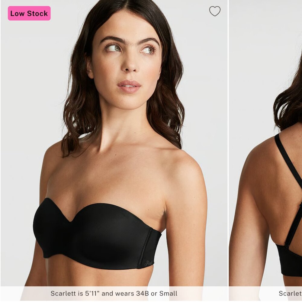 Victoria Secret WEAR EVERYWHERE PUSH-UP STRAPLESS BRA